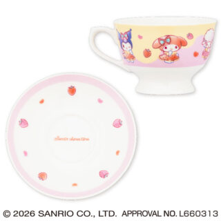 【プライズ情報】サンリオキャラクターズ いちごみるくメルトティーカップ＆ソーサー