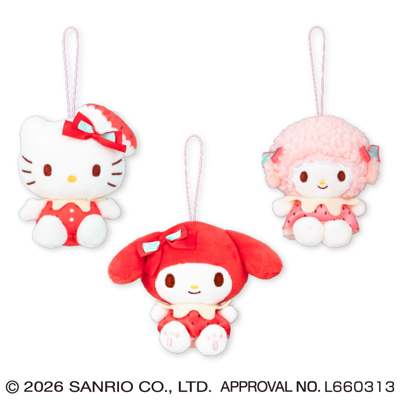 【プライズ情報】サンリオキャラクターズ いちごみるくメルトマスコット1