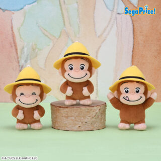 【プライズ情報】おさるのジョージ　ぽってりマスコット　黄色い帽子