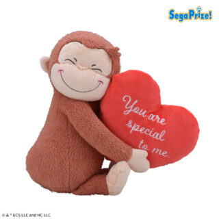 【プライズ情報】おさるのジョージ　LLぬいぐるみ　ビッグハート　85th