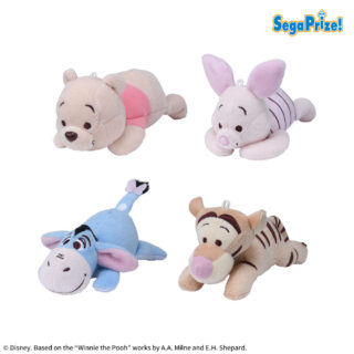 【プライズ情報】くまのプーさん　寝そべり　マスコット　さくらVer.