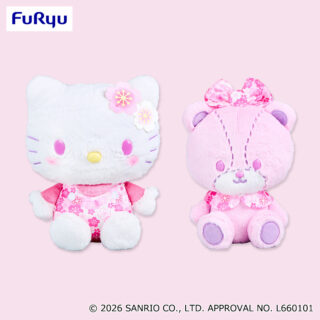 【プライズ情報】ハローキティ　桜モチーフBIGぬいぐるみ