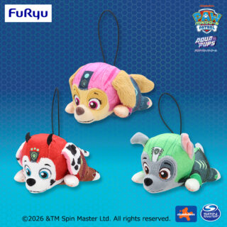 【プライズ情報】パウ・パトロール　アクアパップスマスコット～マーシャル・スカイ・ロッキー～
