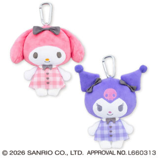 【プライズ情報】マイメロディ♡クロミ チェックワンピがま口ポーチ