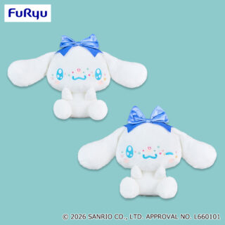 【プライズ情報】シナモロール　きゅるるんそばかすBIGぬいぐるみ