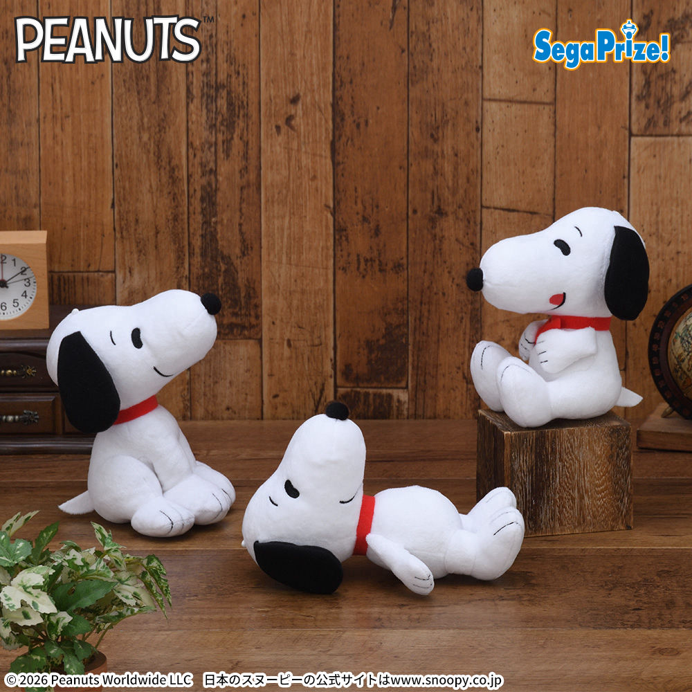 【プライズ情報】SNOOPY™　ぬいぐるみ　～コミックシーン～