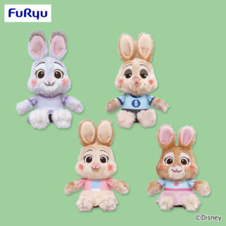 【プライズ情報】ズートピア　FukuFuku ぬいぐるみ～ジュディファミリー～
