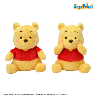 【プライズ情報】くまのプーさん　赤いほっぺ　Lぬいぐるみ　にっこり＆うふふ