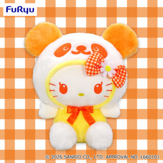 【プライズ情報】パンダ ハローキティ　マーガレット超BIGぬいぐるみ