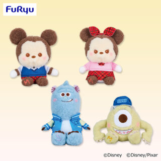 【プライズ情報】ディズニー＆ピクサーキャラクター　ミルキーボア スクール風マスコット