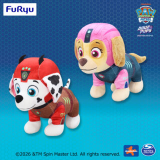 【プライズ情報】パウ・パトロール　アクアパップスBIGぬいぐるみ～マーシャル・スカイ～