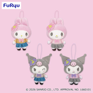 【プライズ情報】マイメロディ・クロミ　ときめきスクール制服マスコット