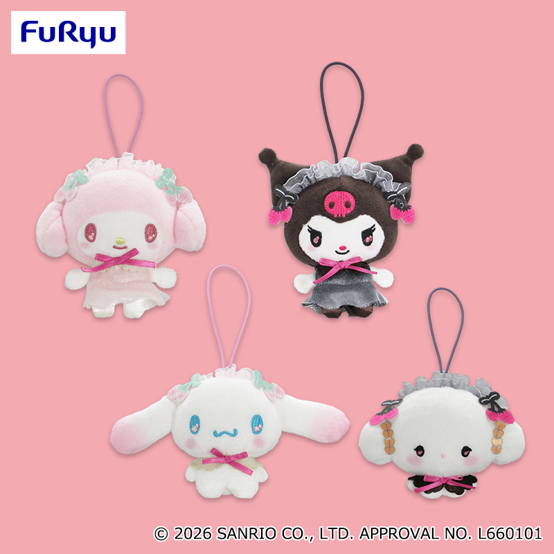 【プライズ情報】サンリオキャラクターズ　しろいちごくろいちごマスコット