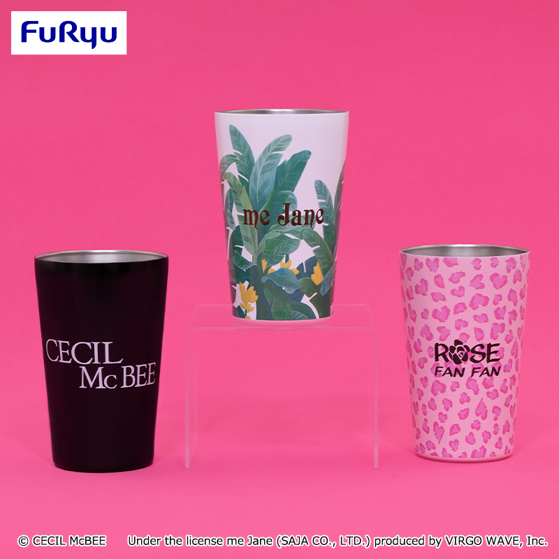 【プライズ情報】CECIL McBEE/me Jane/ROSE FAN FAN　ステンレスタンブラー