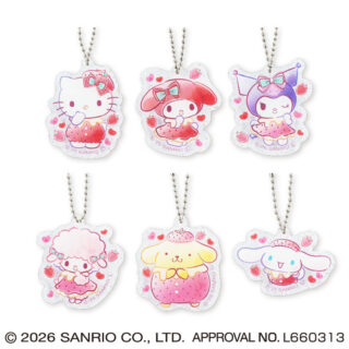 【プライズ情報】サンリオキャラクターズ いちごみるくメルトミニアクリルキーホルダー