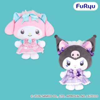 【プライズ情報】マイメロディ・クロミ　ねこみみメイドカフェBIGぬいぐるみ
