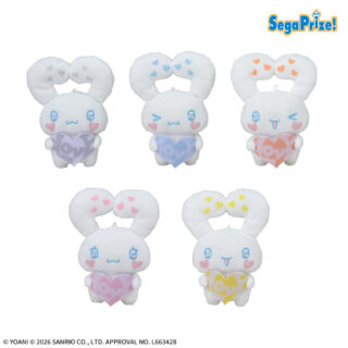 【プライズ情報】シナモロール×＝LOVE　マスコット　いっぱいハートVol.1