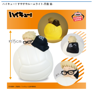 【プライズ情報】ハイキュー‼ すやすやルームライト-月島 蛍-