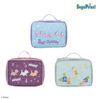 【プライズ情報】ディズニーキャラクター　プラチナムザッカ刺繍バニティポーチ