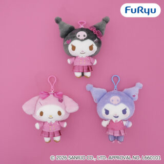 【プライズ情報】マイメロディ・クロミ くりっぴぃ ぬいぐるみ～エンジョイスクール～