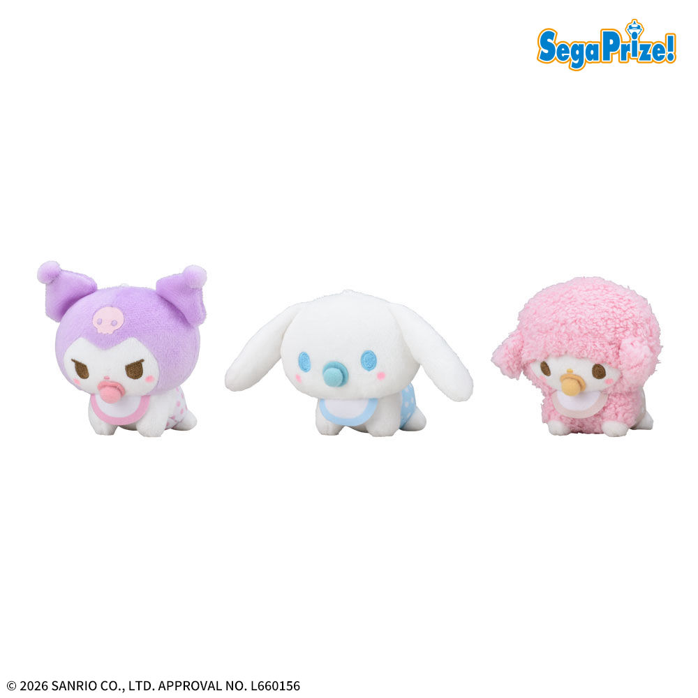 【プライズ情報】ゆるかわ　サンリオキャラクターズ　マスコット　おむちゅ