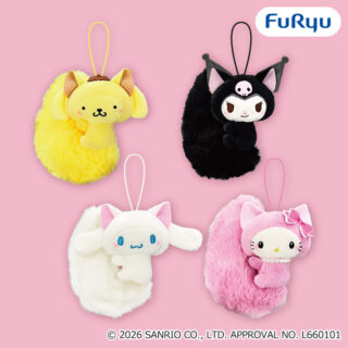 【プライズ情報】サンリオキャラクターズ 平成レトロふわふわしっぽマスコット