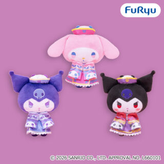 【プライズ情報】マイメロディ・クロミ ロリータキョンシーぬいぐるみ