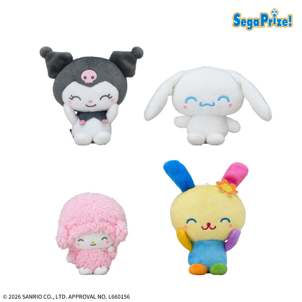 【プライズ情報】ゆるかわ　サンリオキャラクターズ　マスコット　にこにこ