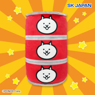 【プライズ情報】にゃんこ大戦争ネコカン３連クッション