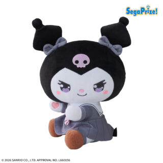 【プライズ情報】ゆるかわ　サンリオキャラクターズ　Lぬいぐるみ“クロミ”　YK学園高等部