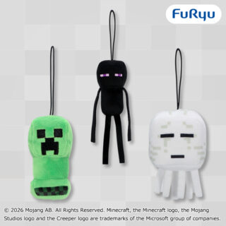 【プライズ情報】マインクラフト マスコット：クリーパー：エンダーマン：ガスト