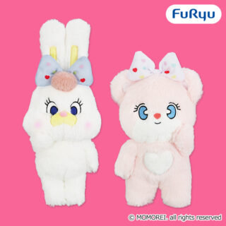 【プライズ情報】MOMOREI カラフルハートリボンBIGぬいぐるみ