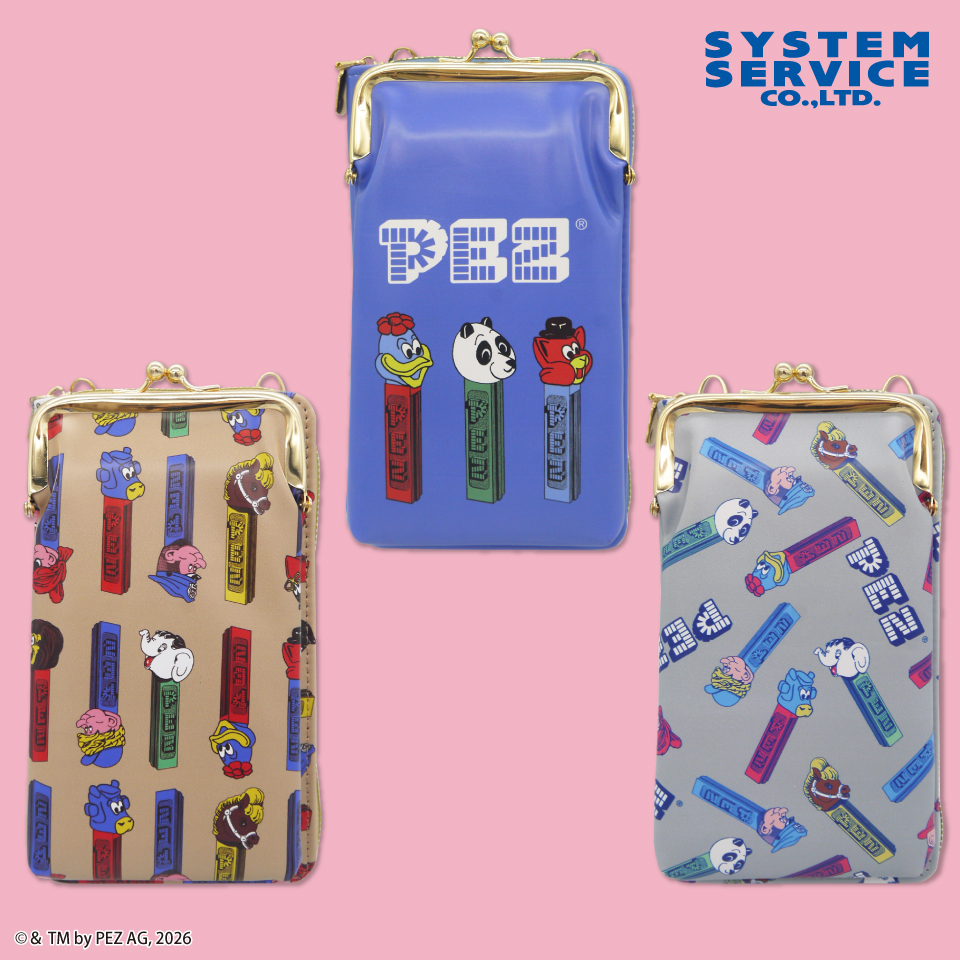 【プライズ情報】PEZ ウォレット付きスマホショルダーポーチ