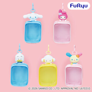 【プライズ情報】サンリオキャラクターズ　キャラクター大賞2026ぬいぐるみ付ポーチvol.2