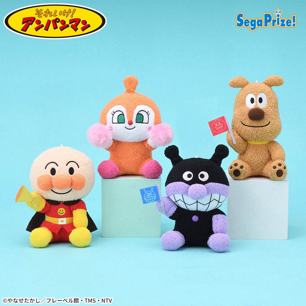 【プライズ情報】それいけ！アンパンマン　ころふわ　みんなで応援ぬいぐるみ Ver.2