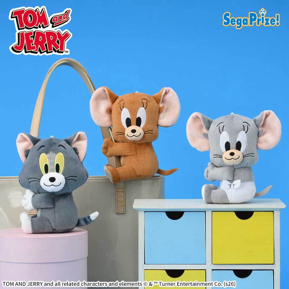 【プライズ情報】トムとジェリー　くっつき　ぬいぐるみ