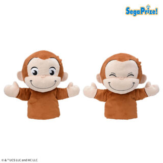 【プライズ情報】おさるのジョージ　プラチナムザッカぽってりパペット