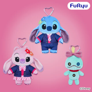【プライズ情報】ディズニー スティッチ　ぎゃるKAWAふぉと カラビナ付きぬいぐるみ
