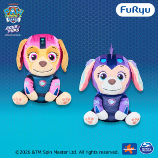 【プライズ情報】パウ・パトロール アクアパップスおすわりBIGぬいぐるみ～スカイ・コーラル～