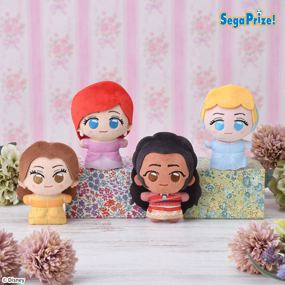 【プライズ情報】ディズニープリンセス　ゆるど～る　マスコットVol.2