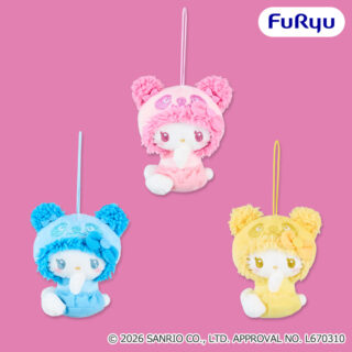 【プライズ情報】パンダ ハローキティ　もこもこベイビーマスコット