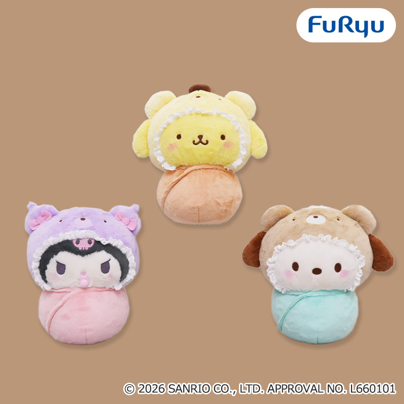 【プライズ情報】サンリオキャラクターズ ラテクマベビーおくるみBIGぬいぐるみvol.2