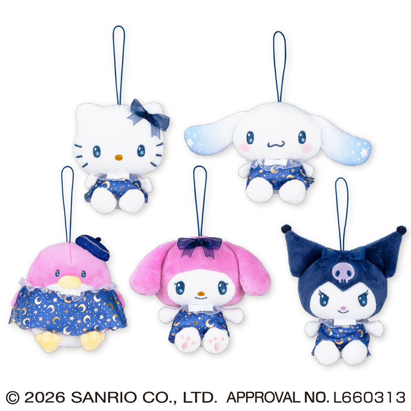【プライズ情報】サンリオキャラクターズ キラキラ夜空ちょいデカマスコット