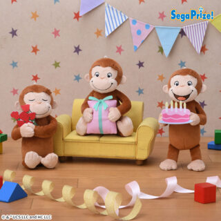 【プライズ情報】おさるのジョージ　ぬいぐるみ　For you