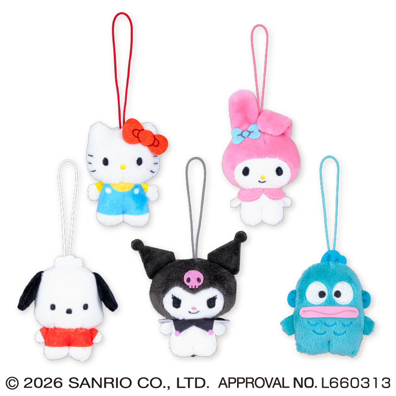 【プライズ情報】サンリオキャラクターズ スタンダードカラーミニミニたっちマスコット