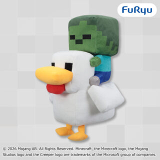 【プライズ情報】マインクラフト チキンジョッキーペアぬいぐるみ