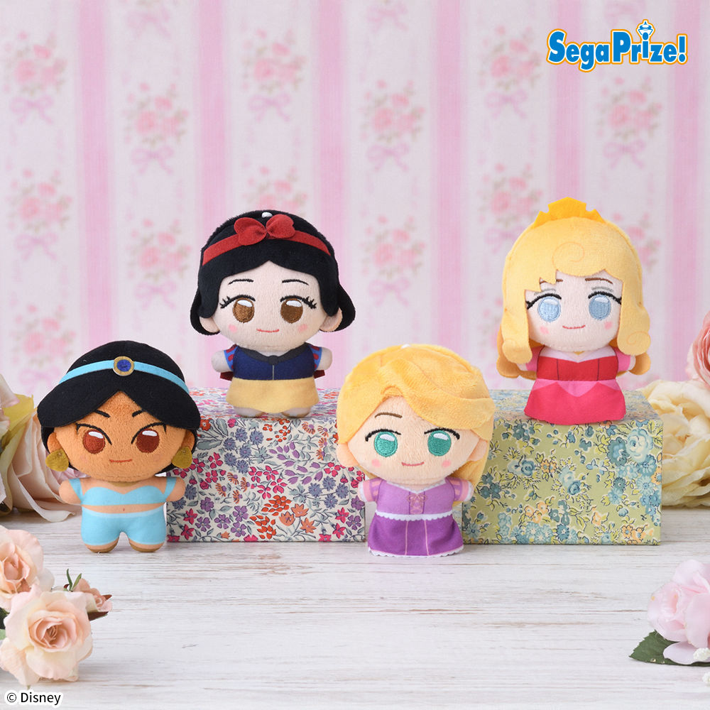 【プライズ情報】ディズニープリンセス　ゆるど～る　マスコットVol.1