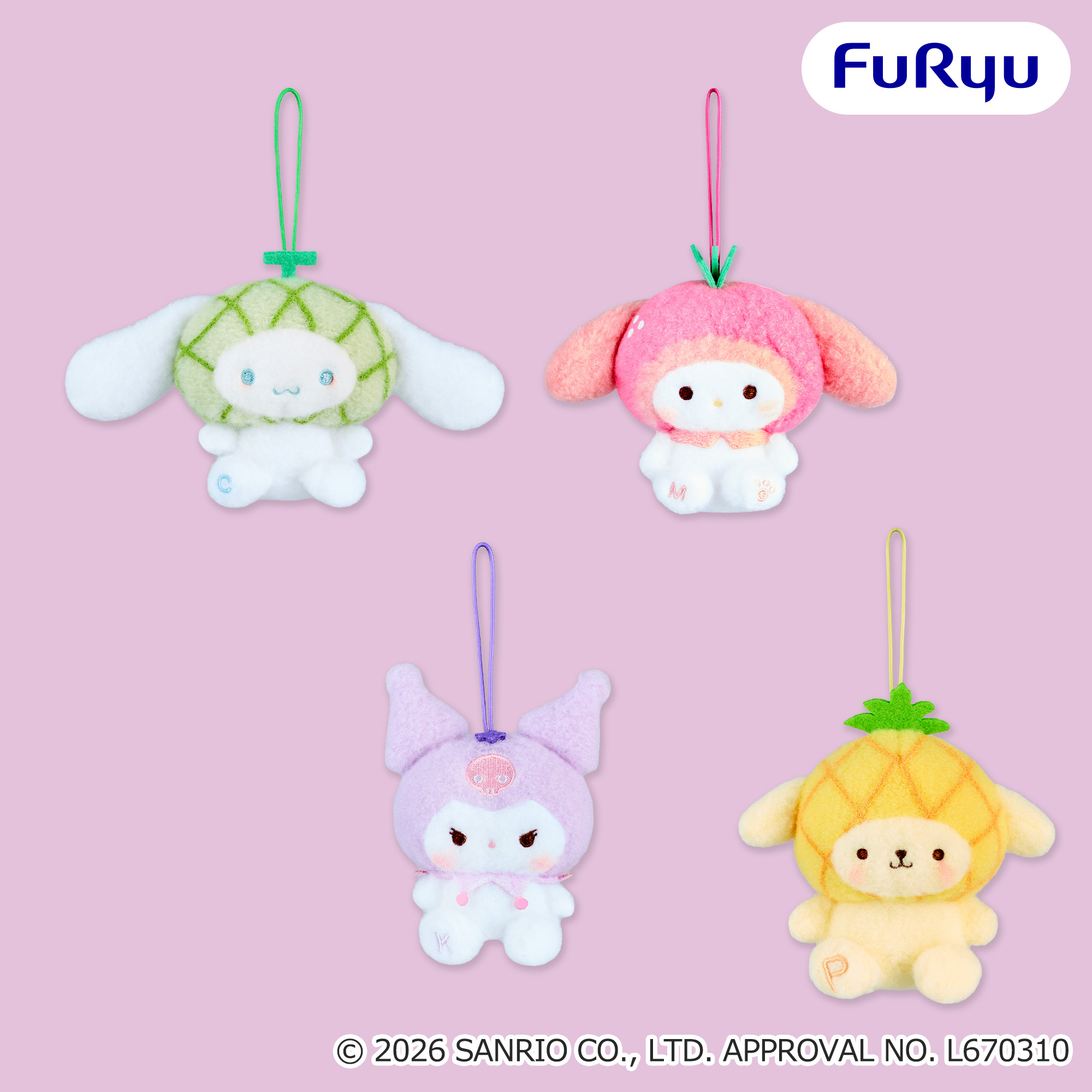 【プライズ情報】サンリオキャラクターズ ミルキーボア フルーツマスコット
