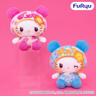 【プライズ情報】パンダ ハローキティ ハイビスカスBIGぬいぐるみ
