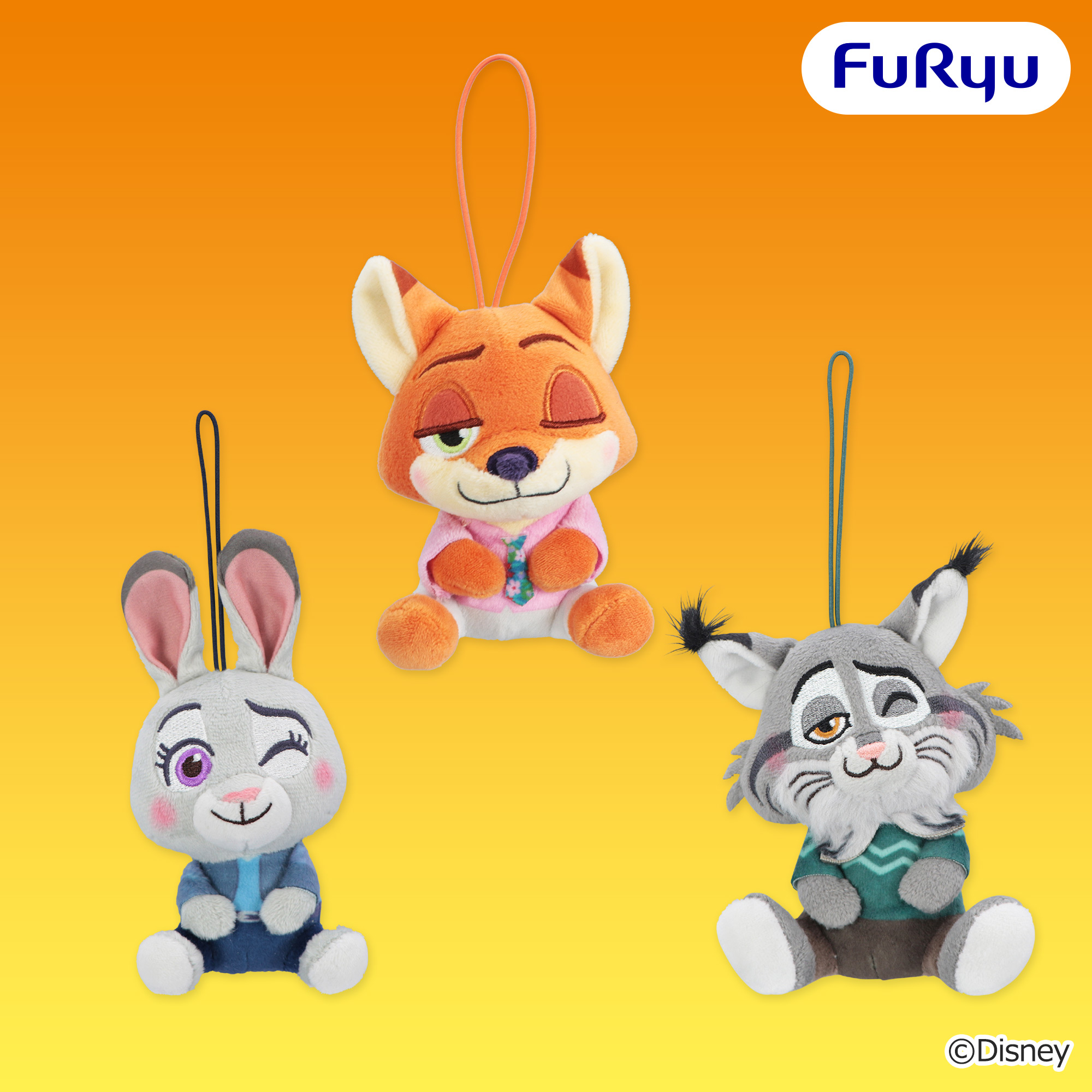 【プライズ情報】ズートピア2 こてっとぺったん マスコット